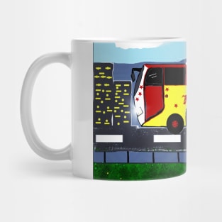 Cartoon Bus Mug